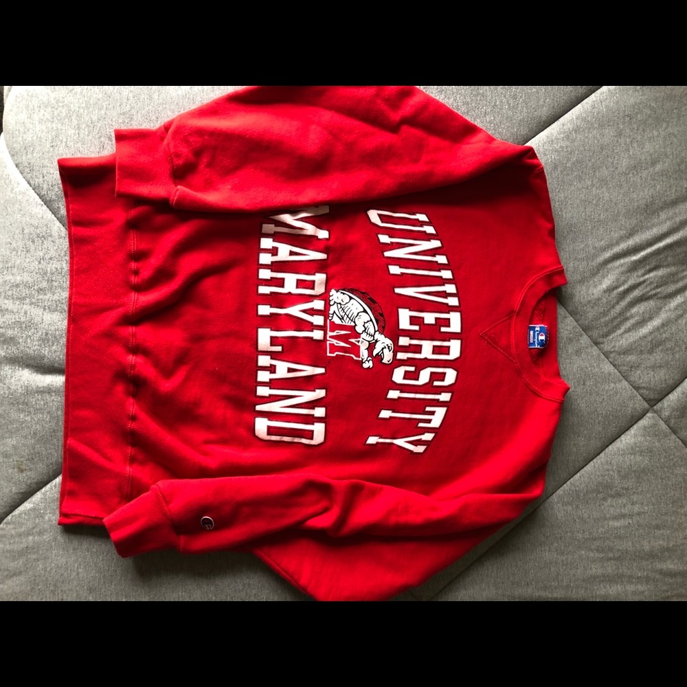 University of Maryland Crewneck Champion